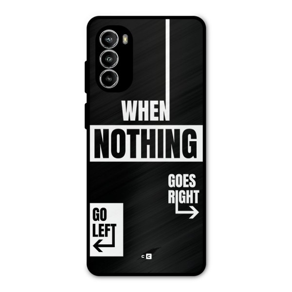 Alternate Plan Metal Back Case for Moto G52