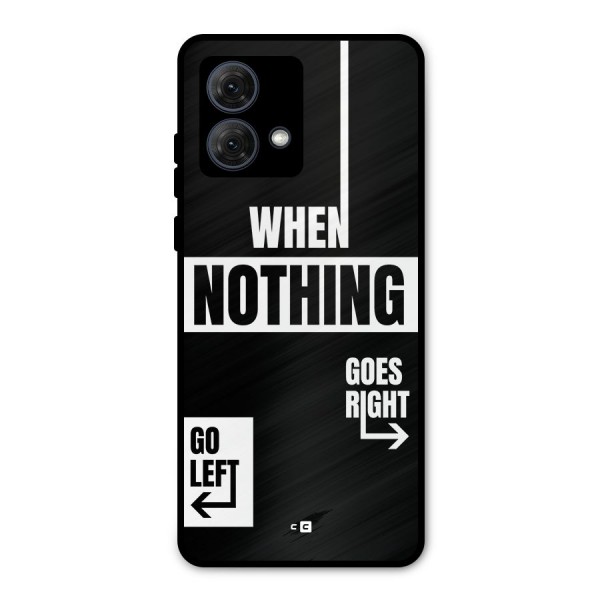 Alternate Plan Metal Back Case for Moto G84