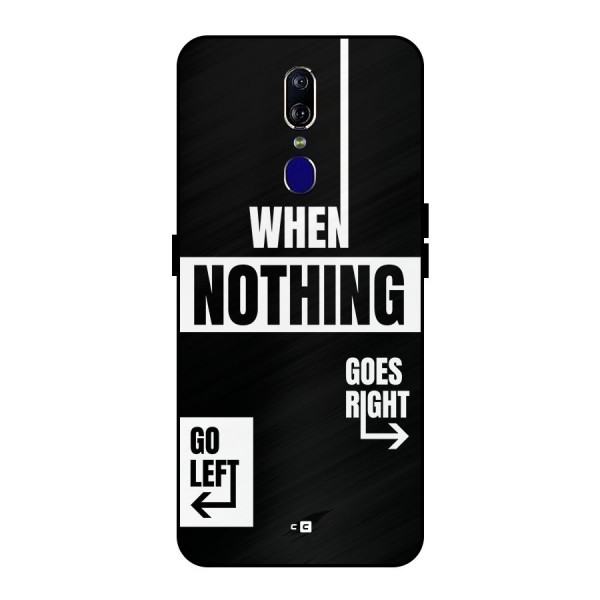 Alternate Plan Metal Back Case for Oppo F11