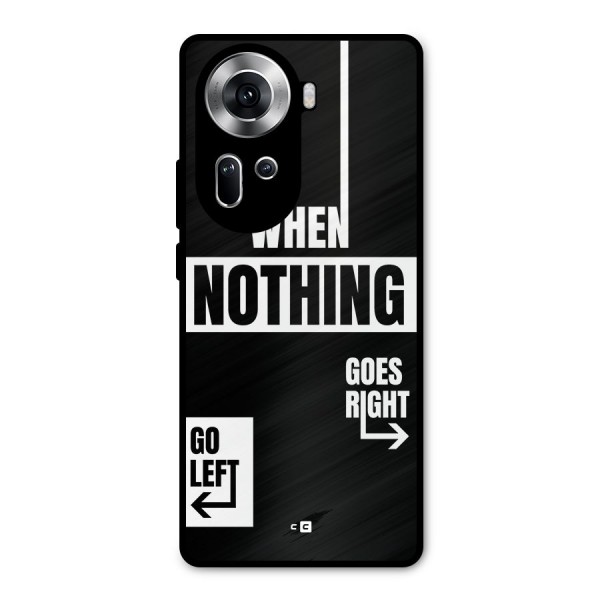 Alternate Plan Metal Back Case for Oppo Reno11 5G