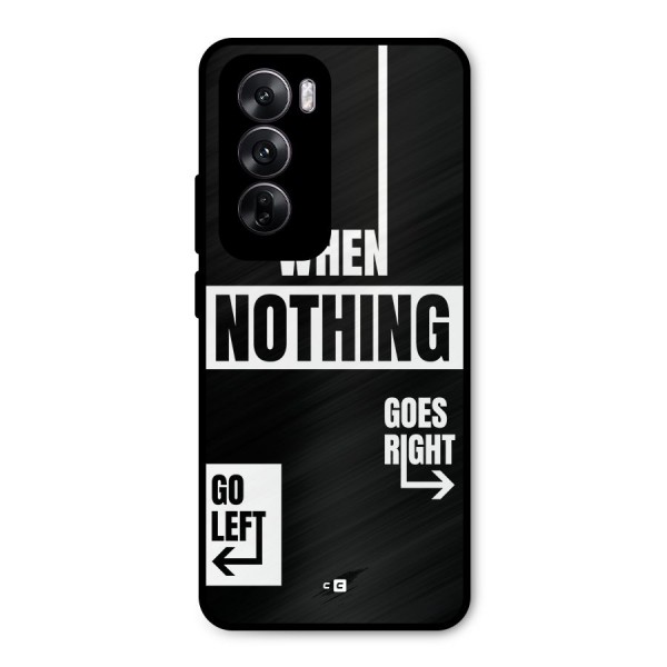 Alternate Plan Metal Back Case for Oppo Reno12