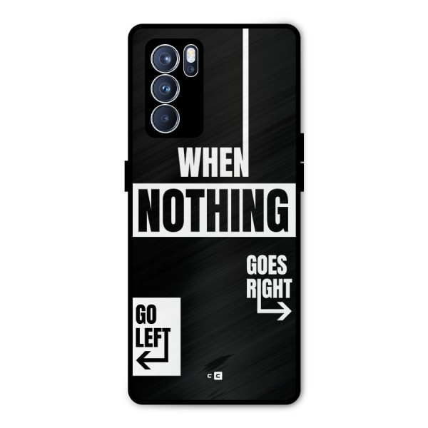 Alternate Plan Metal Back Case for Oppo Reno6 Pro 5G