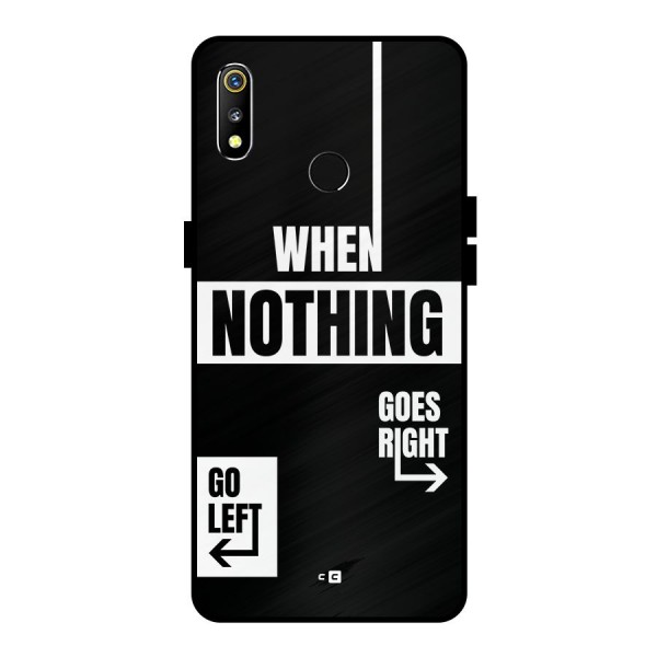 Alternate Plan Metal Back Case for Realme 3