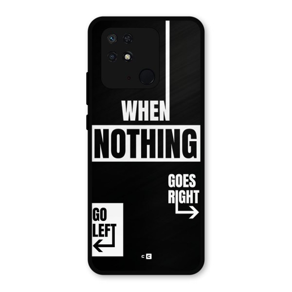 Alternate Plan Metal Back Case for Redmi 10