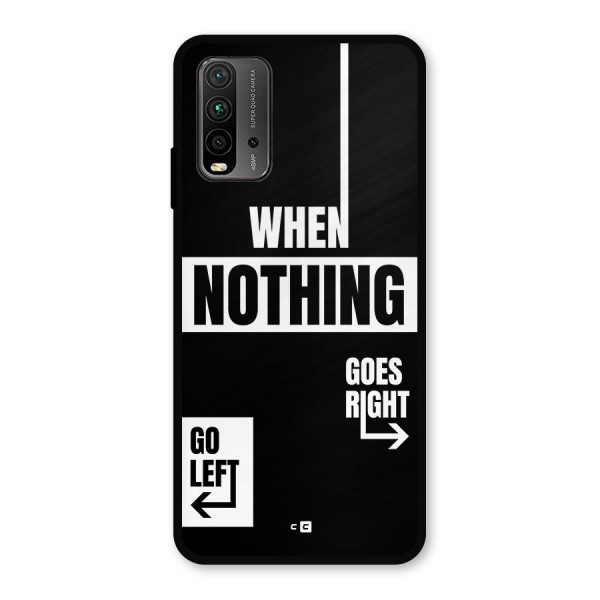 Alternate Plan Metal Back Case for Redmi 9 Power