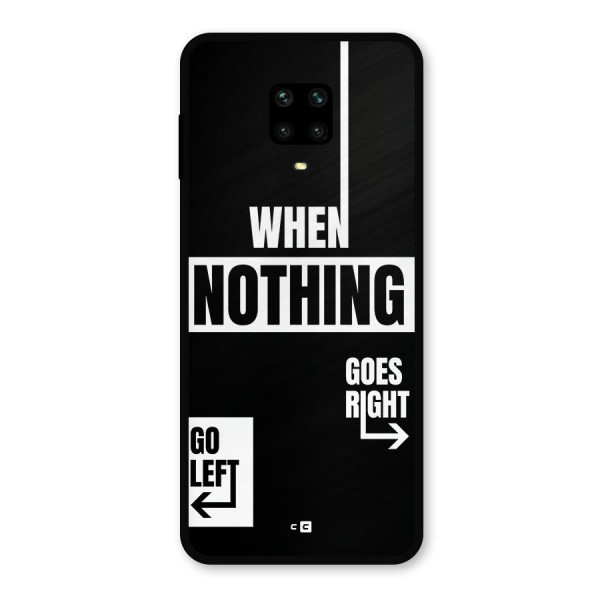 Alternate Plan Metal Back Case for Redmi Note 10 Lite