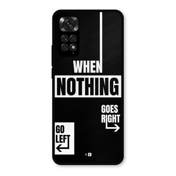 Alternate Plan Metal Back Case for Redmi Note 11