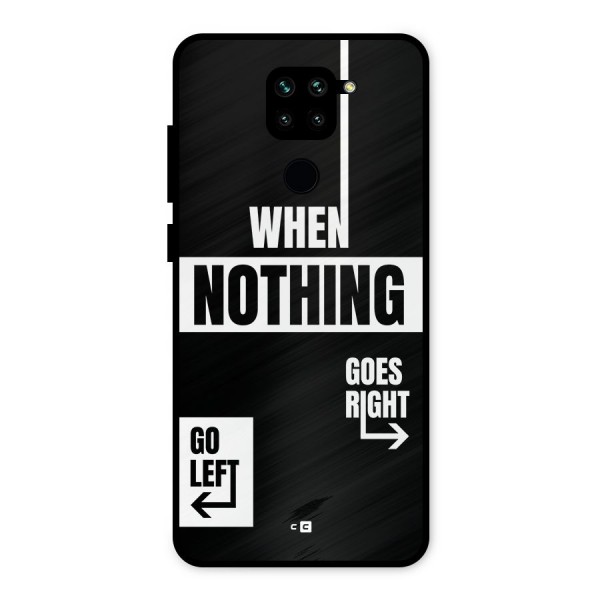 Alternate Plan Metal Back Case for Redmi Note 9