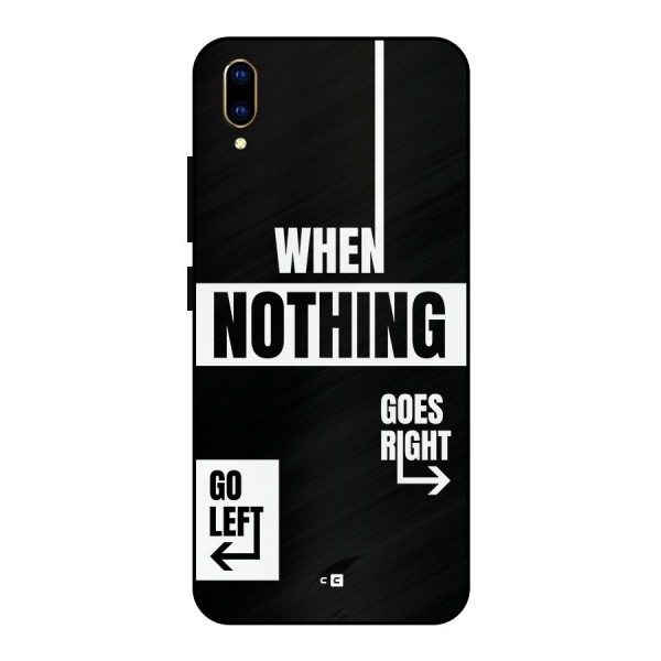 Alternate Plan Metal Back Case for Vivo V11 Pro