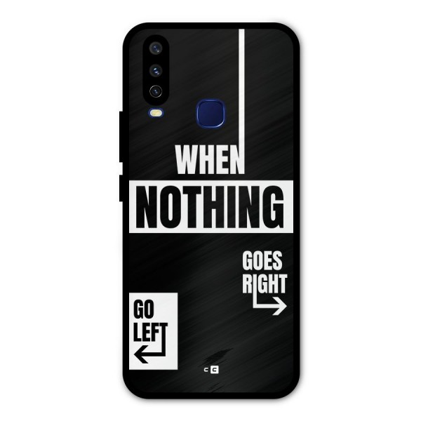 Alternate Plan Metal Back Case for Vivo V17