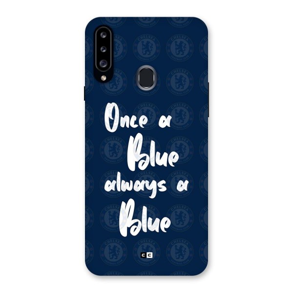 Always A Blue Back Case for Galaxy A20s