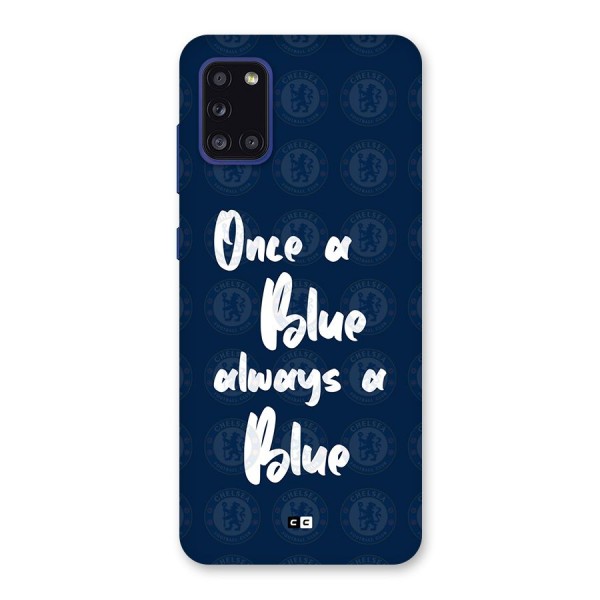 Always A Blue Back Case for Galaxy A31