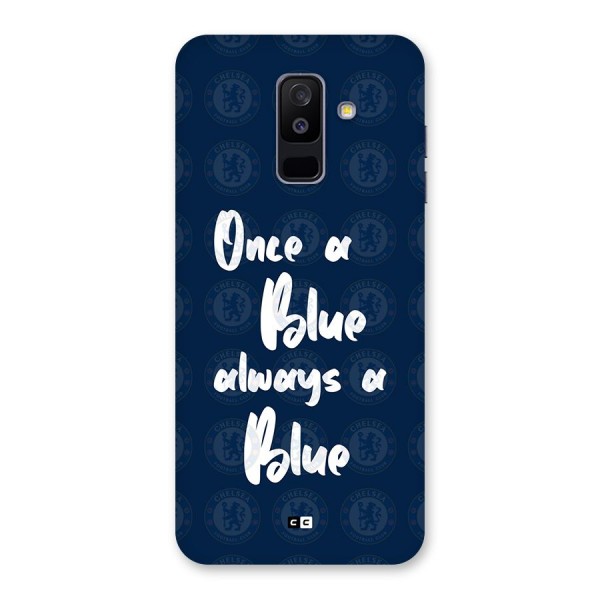 Always A Blue Back Case for Galaxy A6 Plus