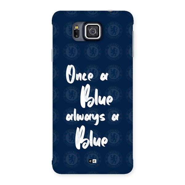 Always A Blue Back Case for Galaxy Alpha