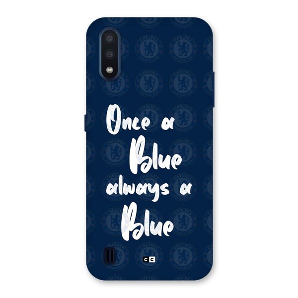 Always A Blue Back Case for Galaxy M01