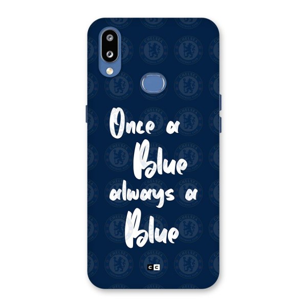 Always A Blue Back Case for Galaxy M01s