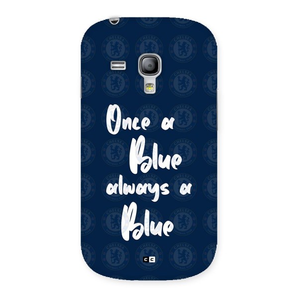 Always A Blue Back Case for Galaxy S3 Mini