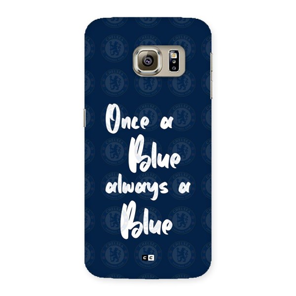 Always A Blue Back Case for Galaxy S6 edge