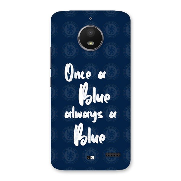 Always A Blue Back Case for Moto E4