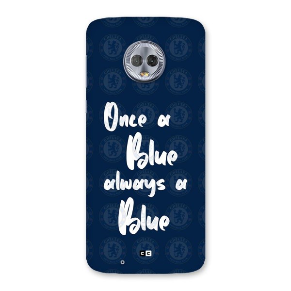 Always A Blue Back Case for Moto G6