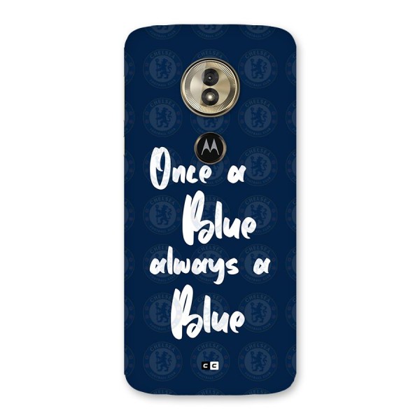 Always A Blue Back Case for Moto G6 Play