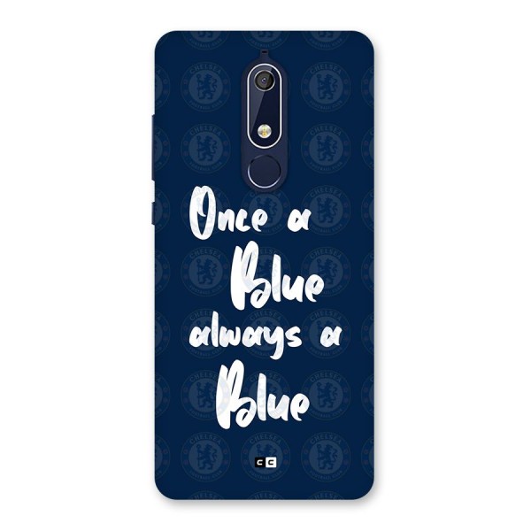 Always A Blue Back Case for Nokia 5.1