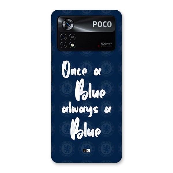 Always A Blue Back Case for Poco X4 Pro 5G