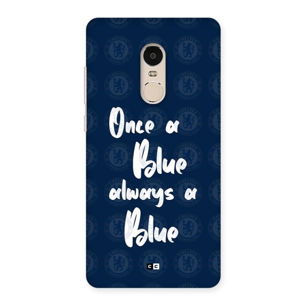 Always A Blue Back Case for Redmi Note 4