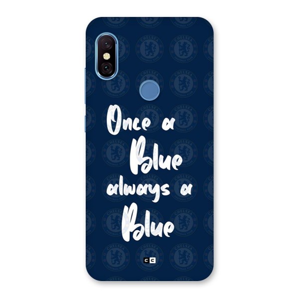 Always A Blue Back Case for Redmi Note 6 Pro