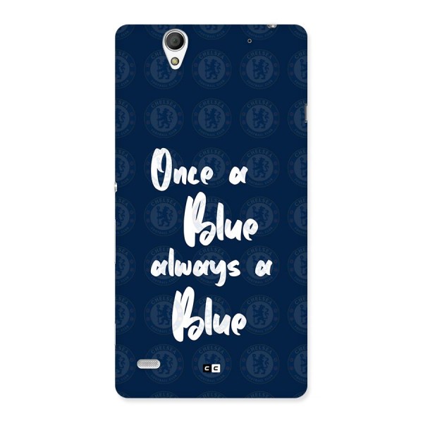 Always A Blue Back Case for Xperia C4