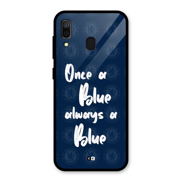 Always A Blue Glass Back Case for Galaxy A30