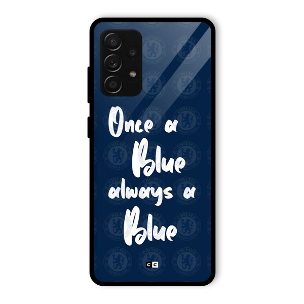 Always A Blue Glass Back Case for Galaxy A53 5G