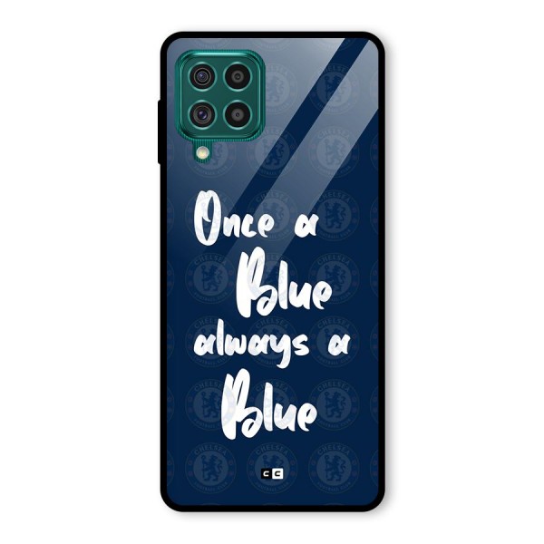 Always A Blue Glass Back Case for Galaxy F62