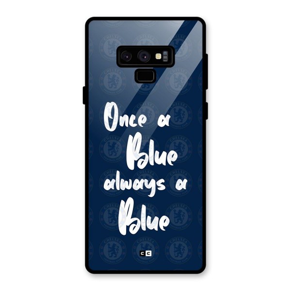 Always A Blue Glass Back Case for Galaxy Note 9