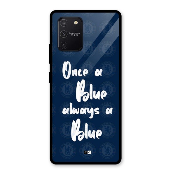 Always A Blue Glass Back Case for Galaxy S10 Lite