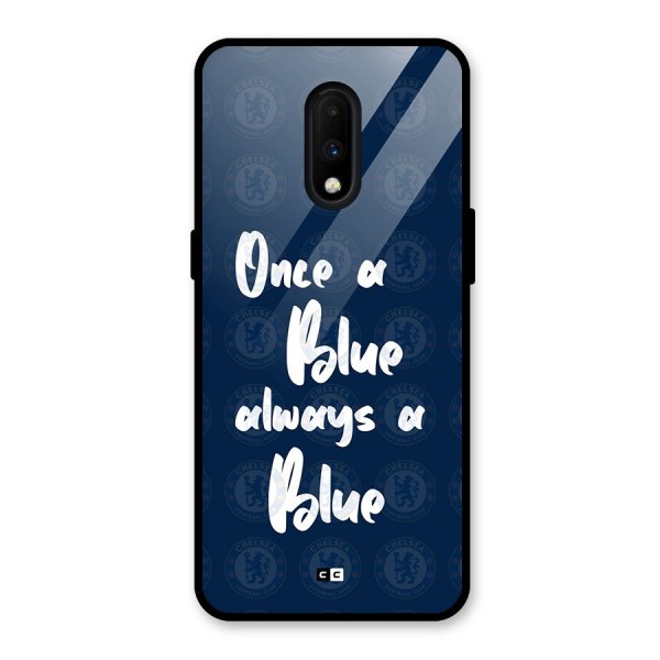 Always A Blue Glass Back Case for OnePlus 7