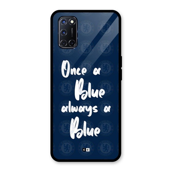 Always A Blue Glass Back Case for Oppo A52