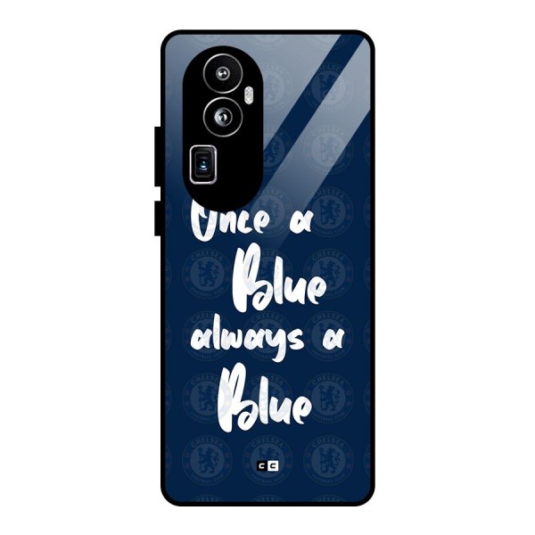 Always A Blue Glass Back Case for Oppo Reno10 Pro Plus
