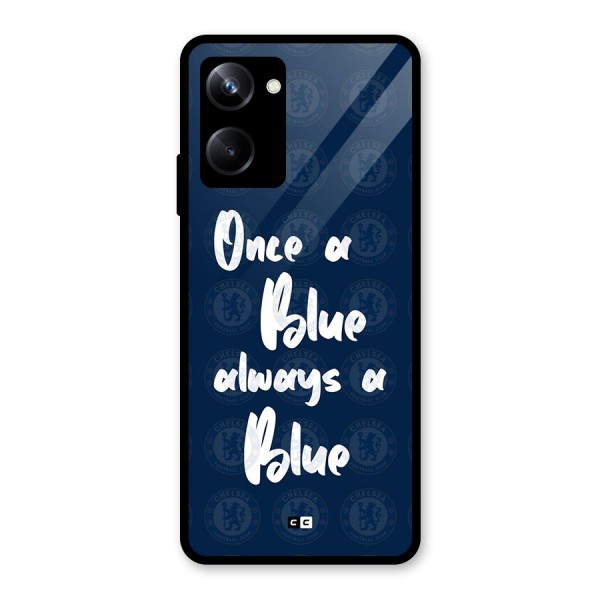 Always A Blue Glass Back Case for Realme 10 Pro