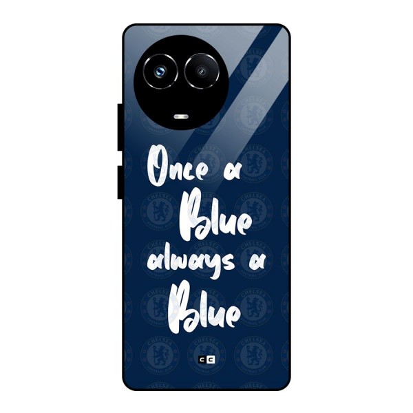 Always A Blue Glass Back Case for Realme 11X