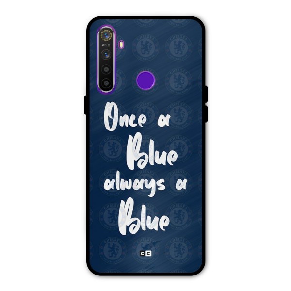 Always A Blue Glass Back Case for Realme 5s