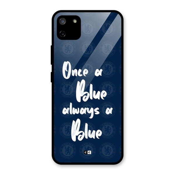 Always A Blue Glass Back Case for Realme C11