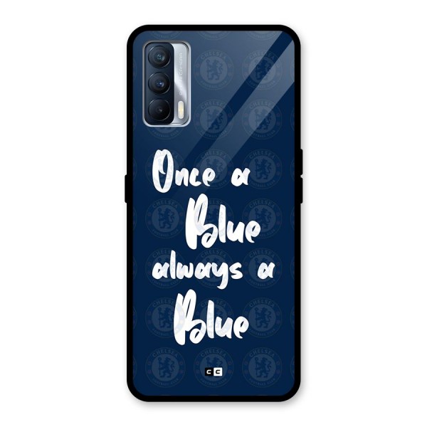 Always A Blue Glass Back Case for Realme X7