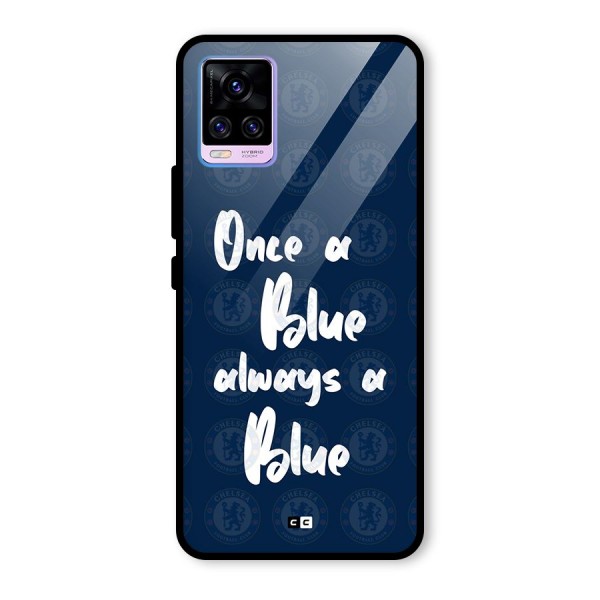 Always A Blue Glass Back Case for Vivo V20 Pro