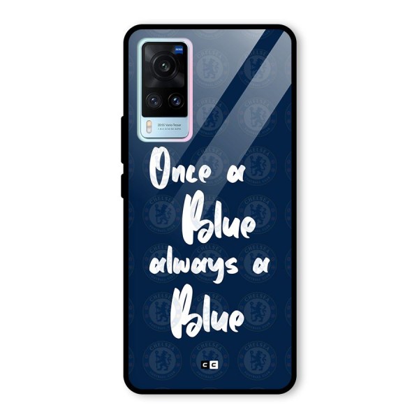 Always A Blue Glass Back Case for Vivo X60