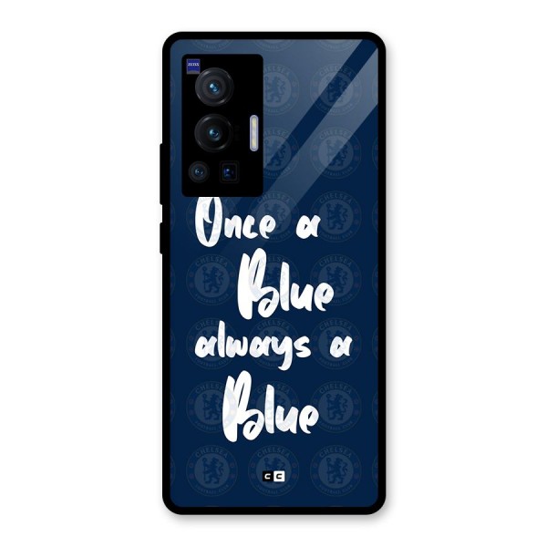 Always A Blue Glass Back Case for Vivo X70 Pro