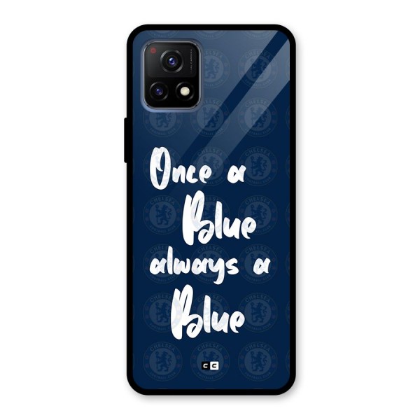 Always A Blue Glass Back Case for Vivo Y72 5G