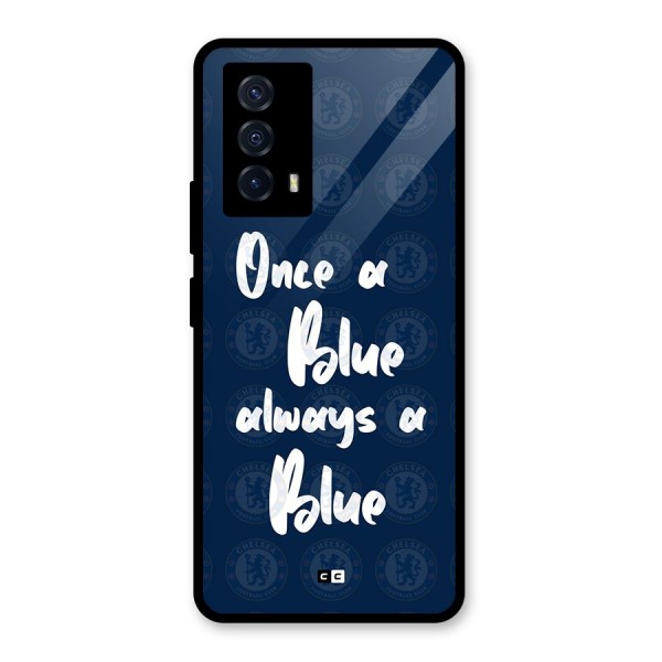 Always A Blue Glass Back Case for Vivo iQOO Z5