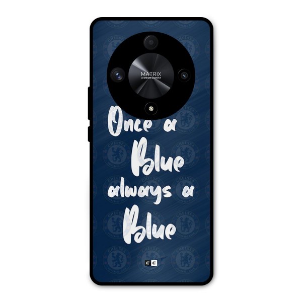 Always A Blue Metal Back Case for Honor X9b