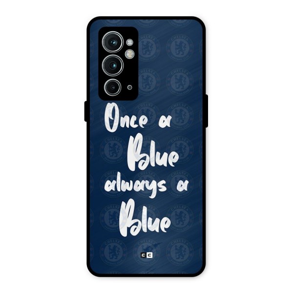 Always A Blue Metal Back Case for OnePlus 9RT 5G